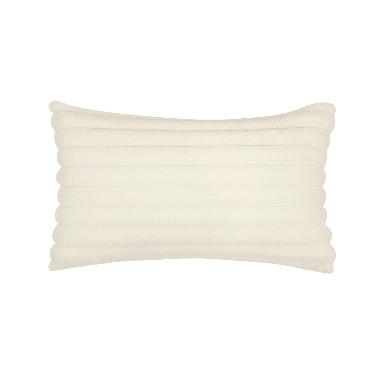 TOV Furry Cream Vegan Fur Rectangular Accent Pillow