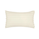 TOV Furry Cream Vegan Fur Rectangular Accent Pillow