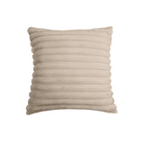 TOV Furry Taupe Vegan Fur Square Accent Pillow