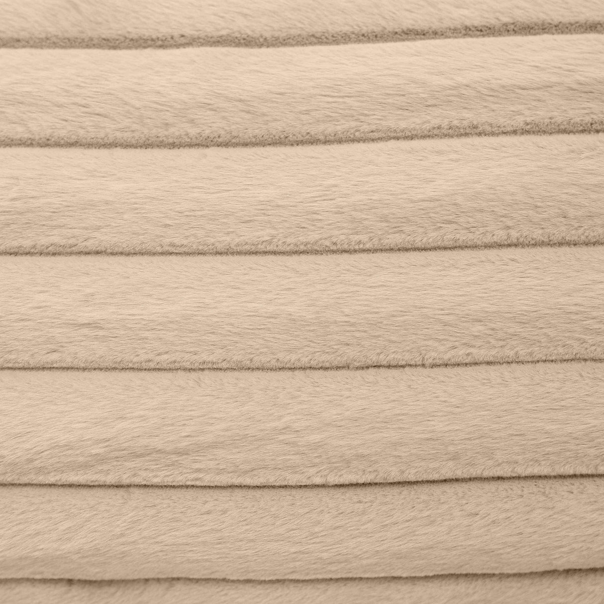 TOV Furry Taupe Vegan Fur Square Accent Pillow