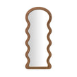 TOV Rhodes Cinnamon Velvet 70" Floor Mirror