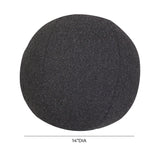 TOV Boba Black Boucle 14" Pillow