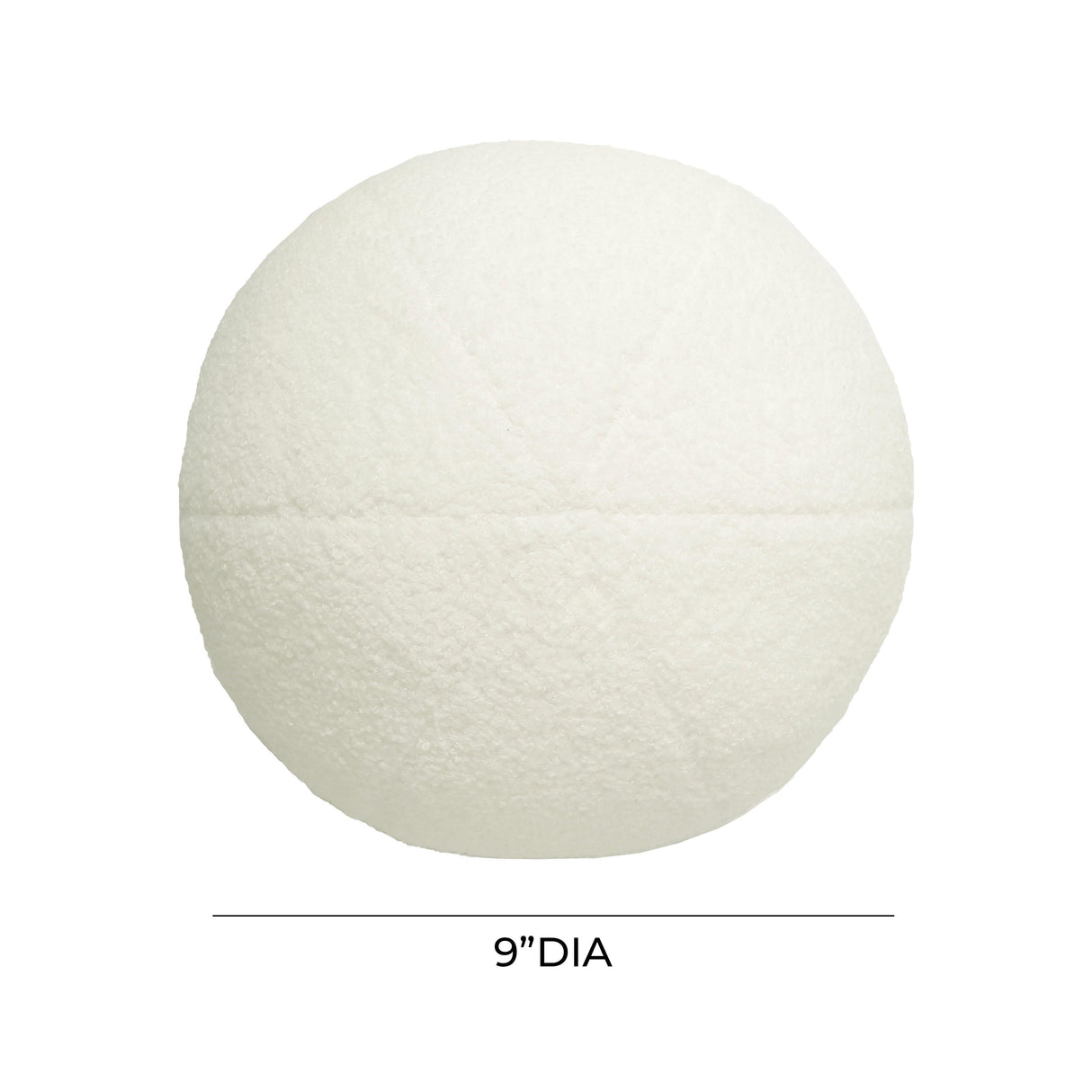 TOV Boba Cream Vegan Shearling 9" Pillow