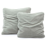 TOV Tipsy Mint Green Upcycled Chenille 20" x 20" Square Floppy Pillow