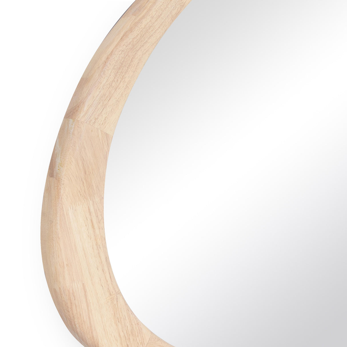 TOV Klaryss Natural Wood Triangular Mirror