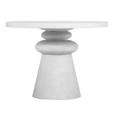 TOV Lupita White 42 inch Dinette Table