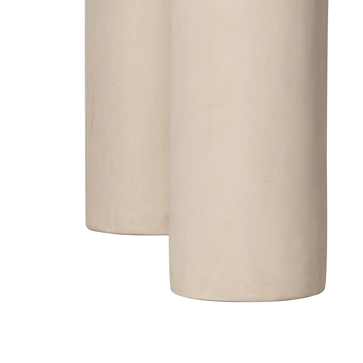 TOV Barbara Cream Textured Indoor / Outdoor 47" Round Dining Table