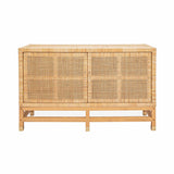 TOV Amara Natural Woven Rattan Buffet