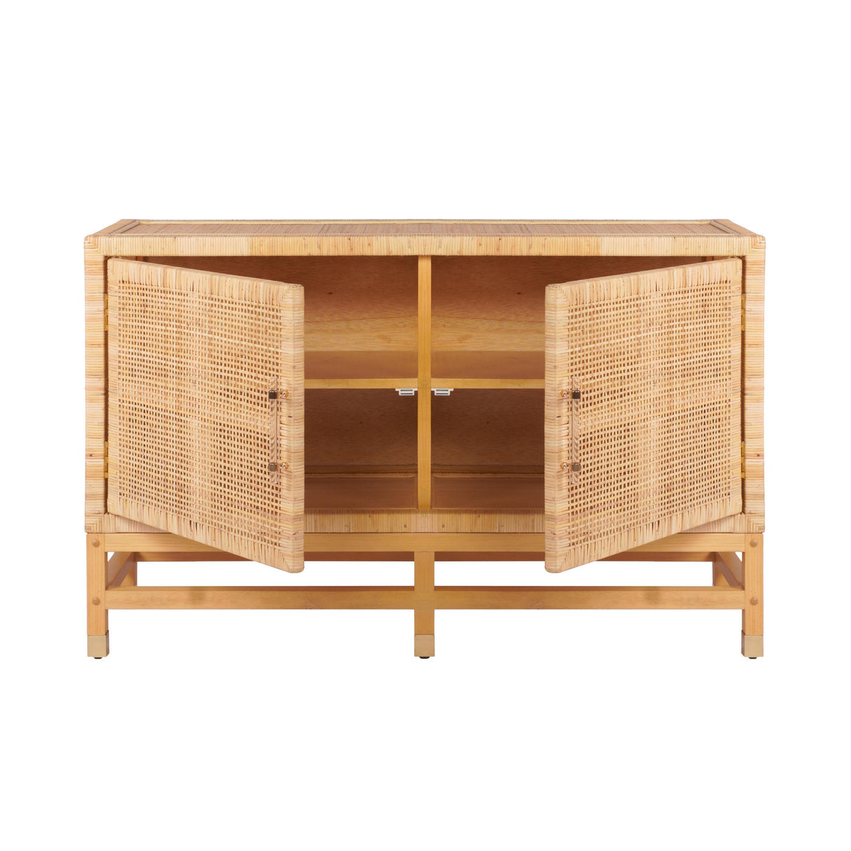 TOV Amara Natural Woven Rattan Buffet