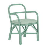 TOV Ginny Green Rattan Dining Chair