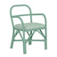 TOV Ginny Green Rattan Dining Chair
