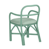 TOV Ginny Green Rattan Dining Chair