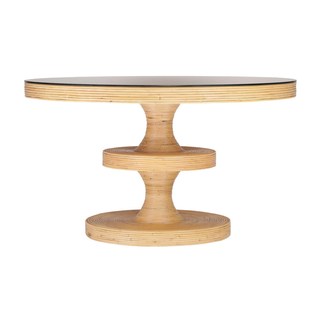 TOV Apollonia Natural Rattan Round Dining Table