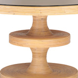 TOV Apollonia Natural Rattan Round Dining Table
