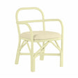 TOV Ginny Cream Rattan Dining Chair