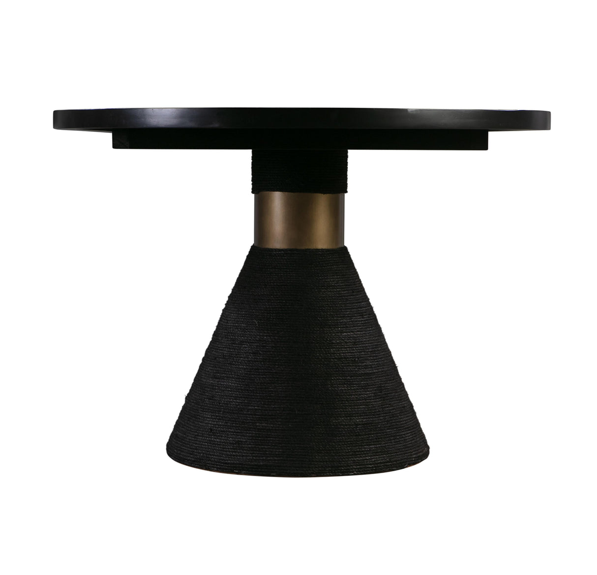 TOV Rishi Black Rope Oval Table