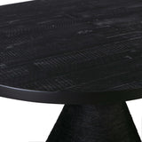 TOV Rishi Black Rope Oval Table