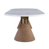 TOV Rishi Natural Rope Oval Table