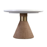 TOV Rishi Natural Rope Oval Table