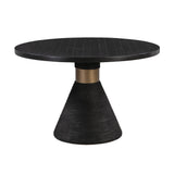 TOV Rishi Black Rope Round Table