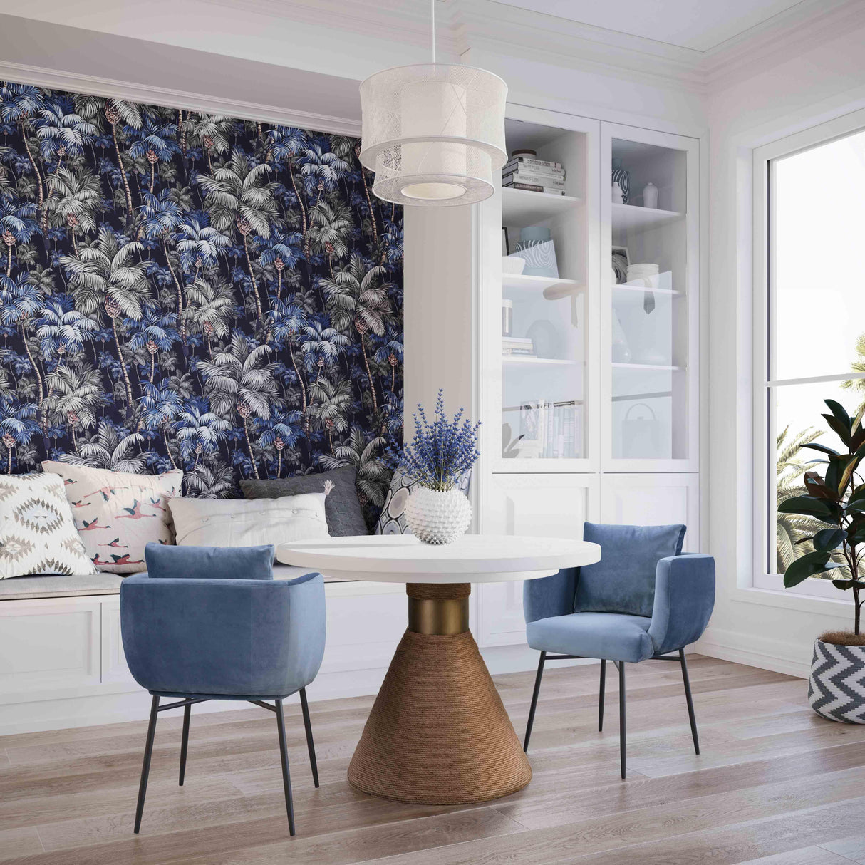 TOV Rishi Natural Rope Round Table