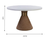 TOV Rishi Natural Rope Round Table