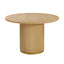 TOV Chelsea Natural Oak Wood Round Dining Table