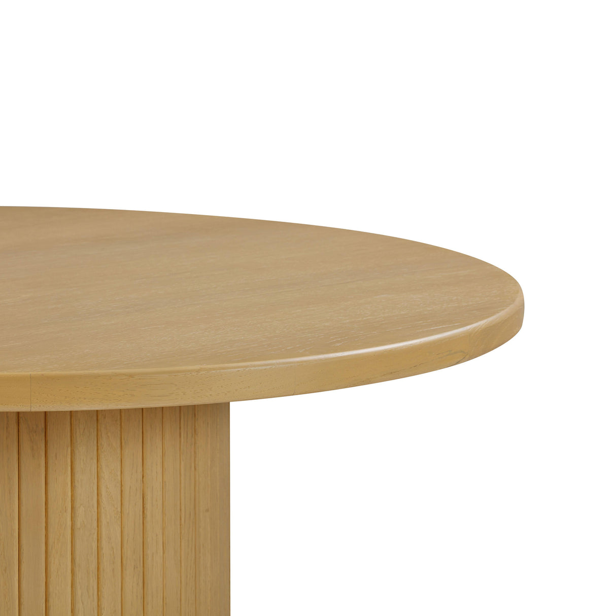 TOV Chelsea Natural Oak Wood Round Dining Table