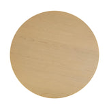 TOV Chelsea Natural Oak Wood Round Dining Table
