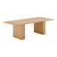 TOV Chelsea Natural Oak Wood Rectangular Dining Table