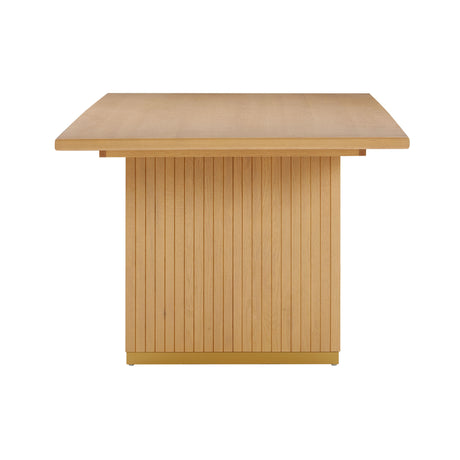 TOV Chelsea Natural Oak Wood Rectangular Dining Table