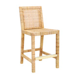 TOV Amara Rattan Performance Fabric Counter Stool