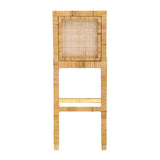 TOV Amara Rattan Performance Fabric Counter Stool