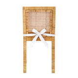 TOV Amara Rattan Performance Fabric Dining Chair