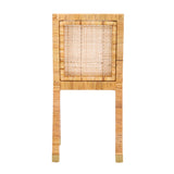 TOV Amara Rattan Performance Fabric Dining Chair