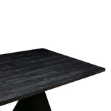 TOV Rishi Black Rope Rectangular Table