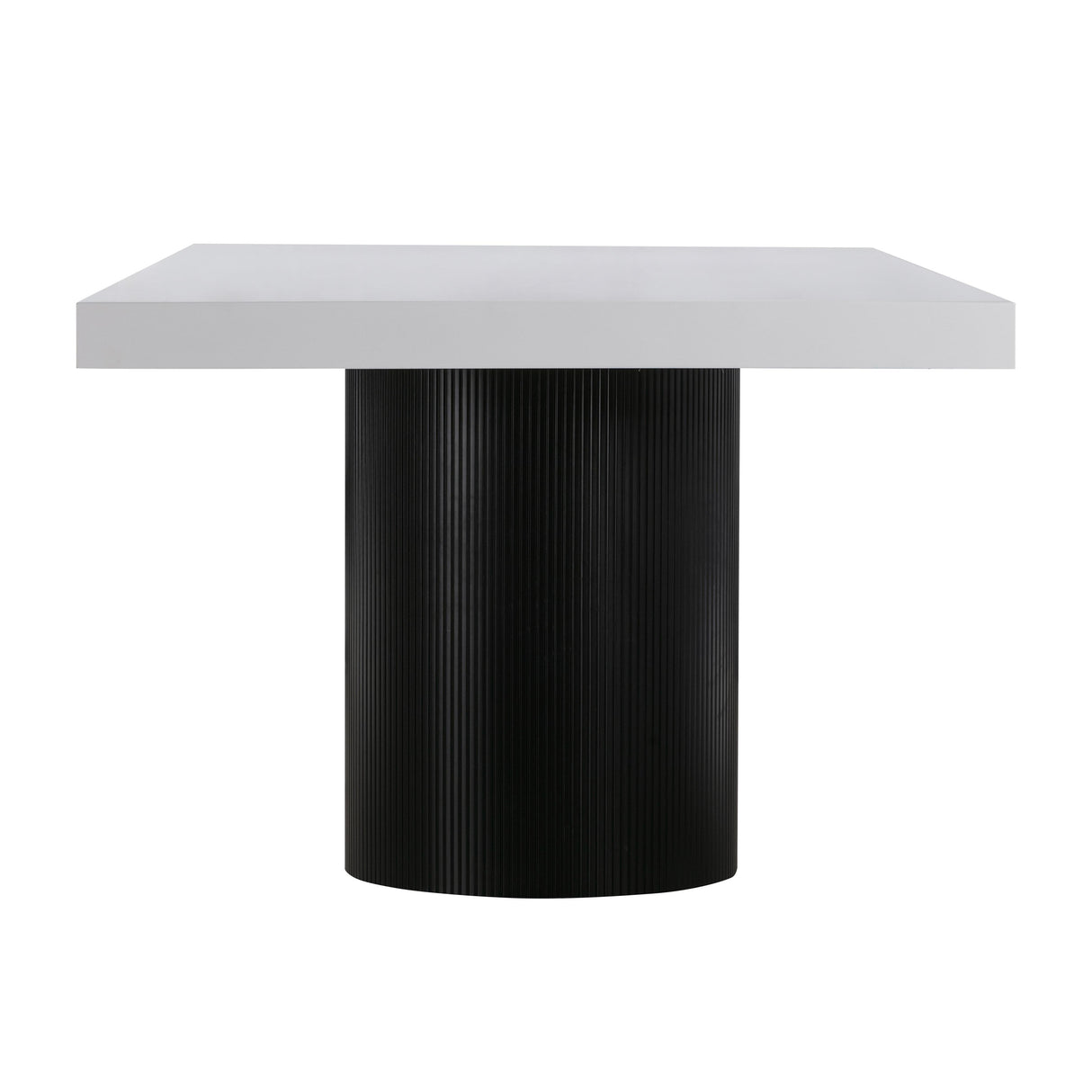 TOV Nova White Lacquer Dining Table