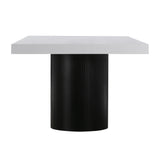 TOV Nova White Lacquer Dining Table