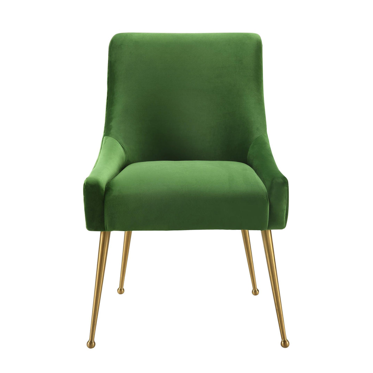 TOV Beatrix Green Velvet Side Chair