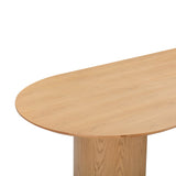 TOV Brandy Natural Ash Wood Oval Dining Table
