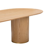 TOV Brandy Natural Ash Wood Oval Dining Table