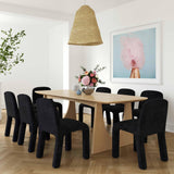 TOV Cybill Natural Ash Dining Table