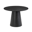 TOV Sahara Black Oak Round Dining Table