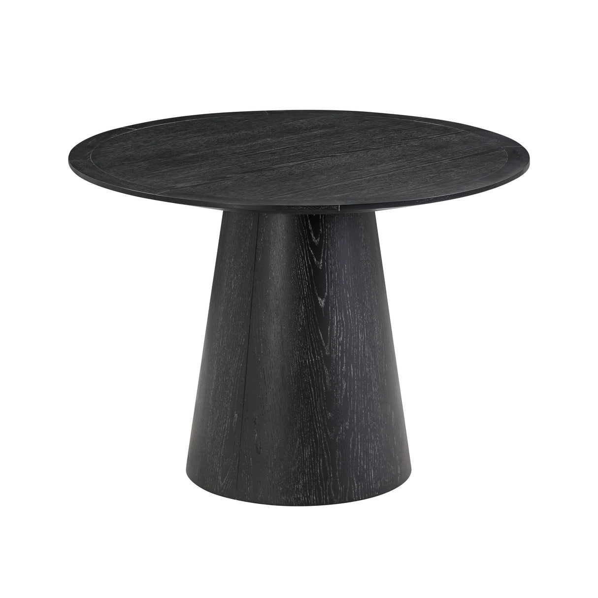TOV Sahara Black Oak Round Dining Table
