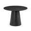 TOV Sahara Black Oak Round Dining Table