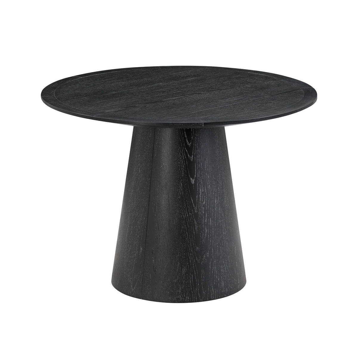 TOV Sahara 41" Black Oak Round Dining Table