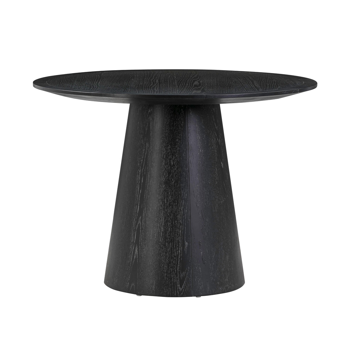 TOV Sahara Black Oak Round Dining Table