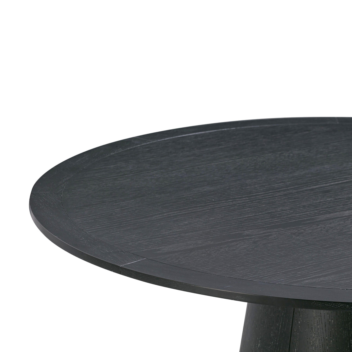 TOV Sahara Black Oak Round Dining Table