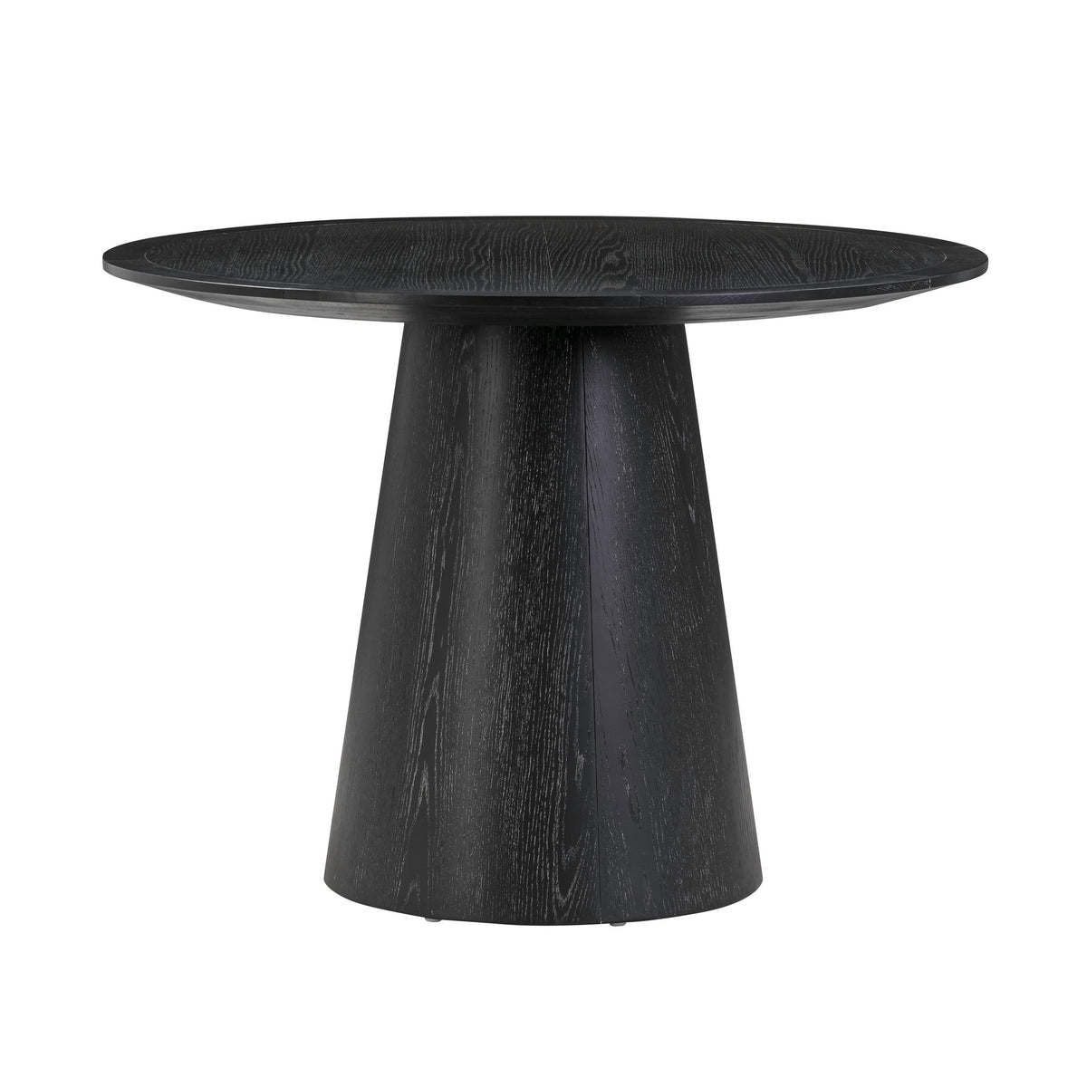 TOV Sahara 41" Black Oak Round Dining Table
