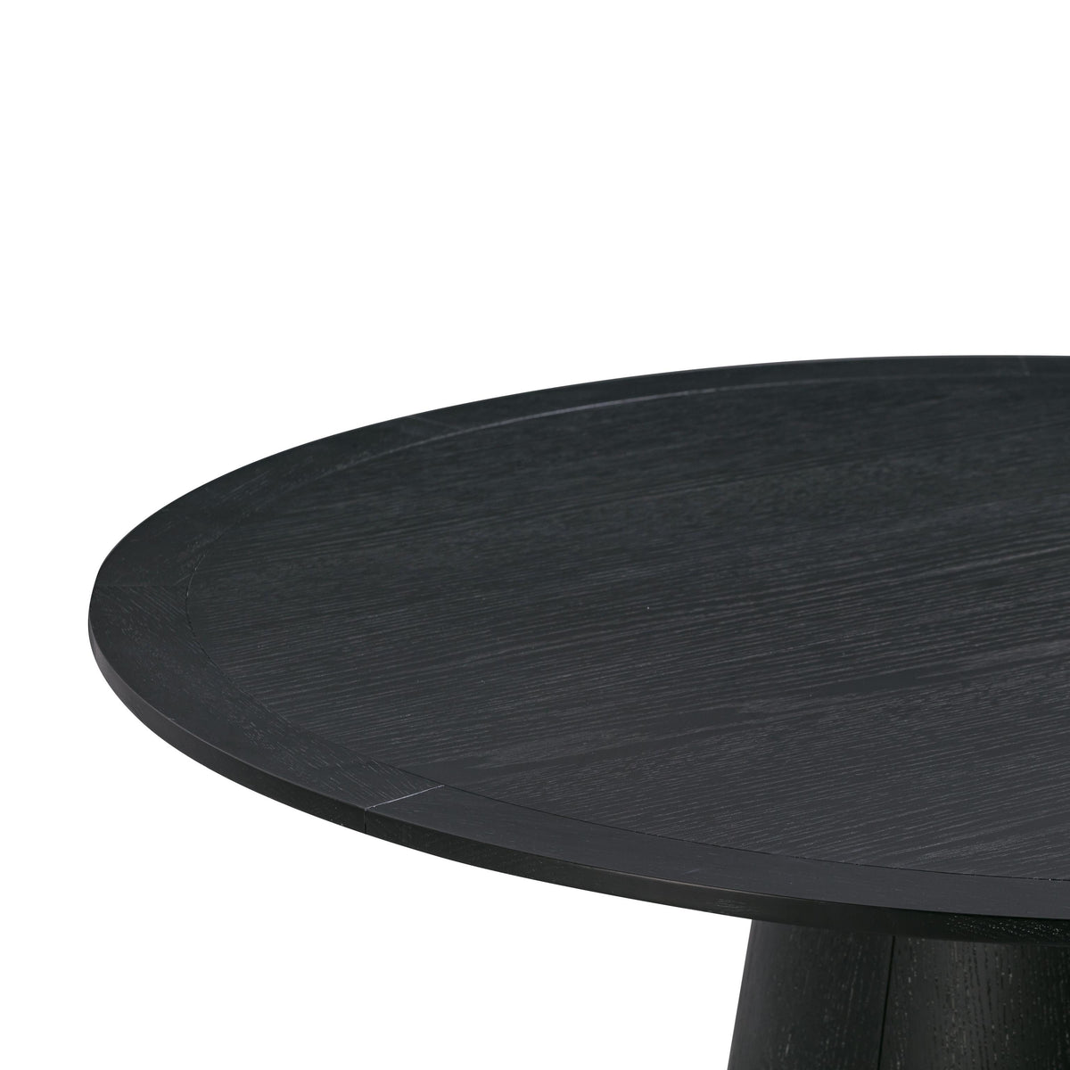 TOV Sahara 41" Black Oak Round Dining Table